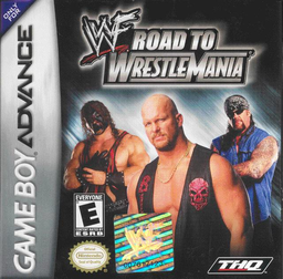 WWF Road to Wrestlemania box art for GameBoy Advance